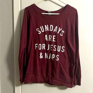 Sundays are for Jesus and naps top.